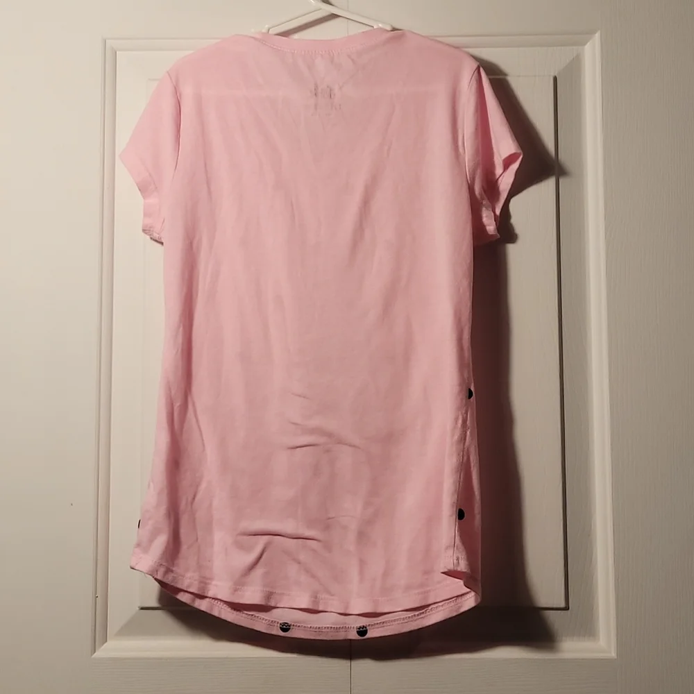 Justice Girls 10 Eiffel Tower glitter sparkly sequin pink Tshirt